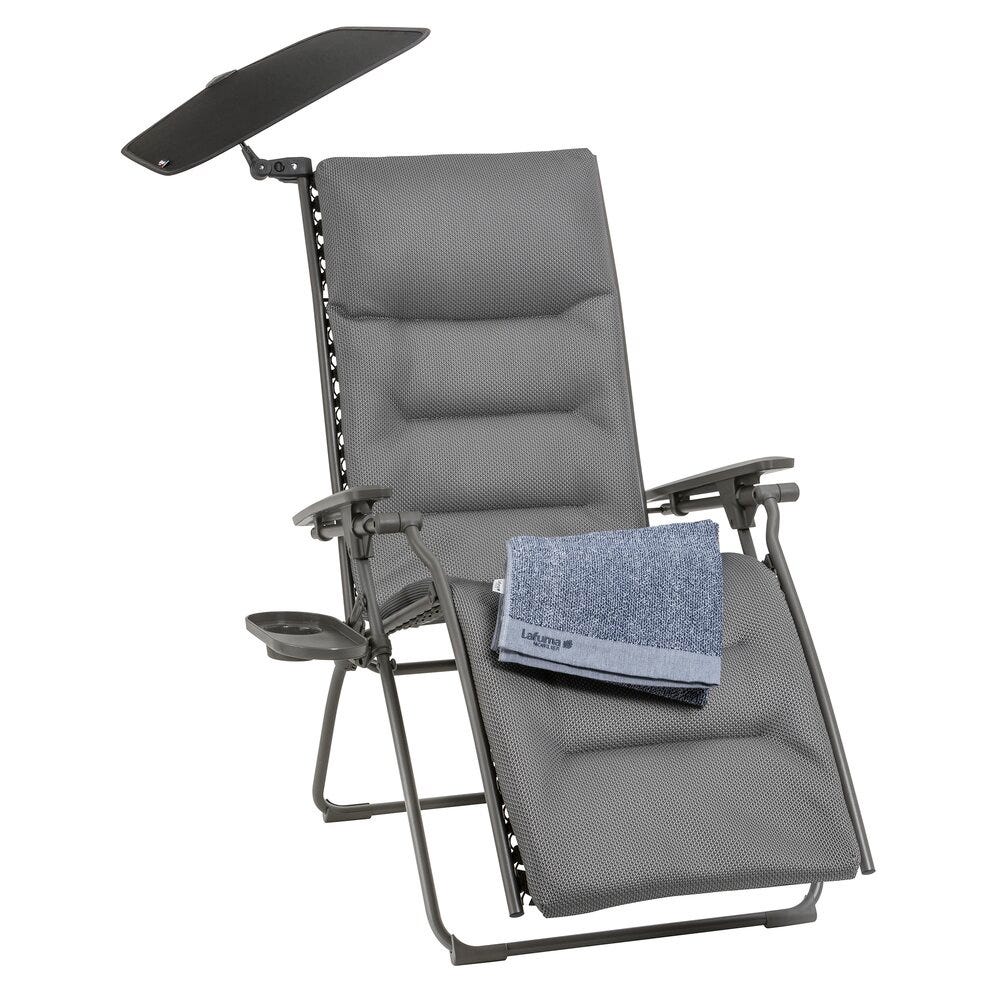 Gepolstertes Relaxsessel-Set und Zubehör Evolution BeComfort® Grau Ash Grey