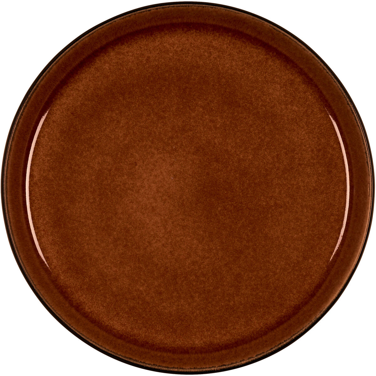Tallerken Gastro 21 cm svart/amber