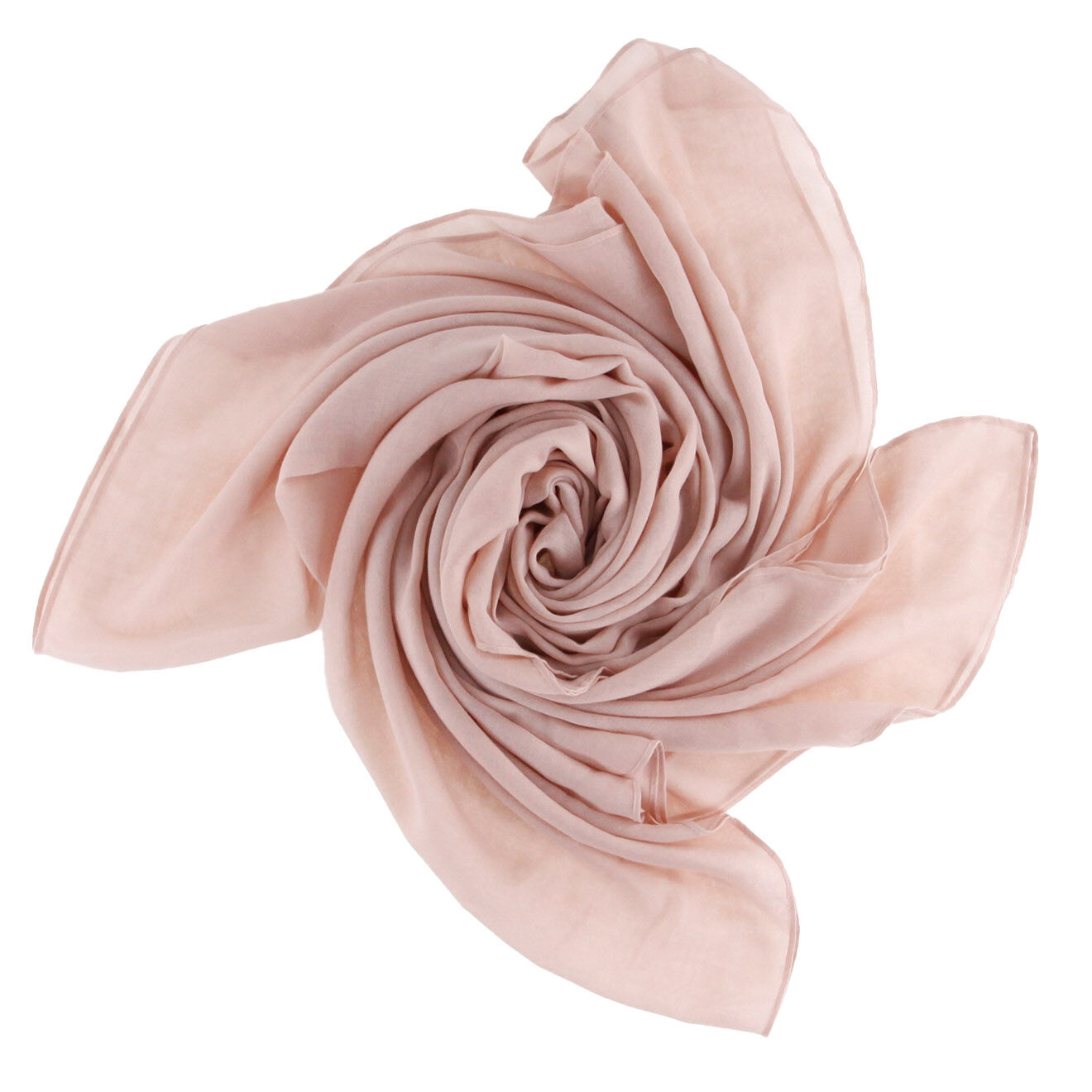 Mellow Yellow Foulard Doucette vieux rose - 90x180 cm