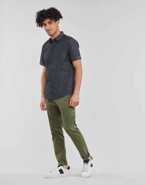 Tom Tailor - FITTED PRINTED SHIRT - Marine