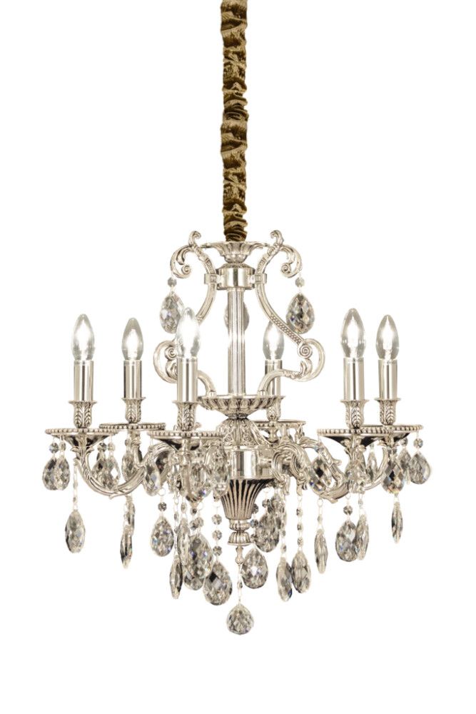 TAKKRONE ANETA WINDSOR SØLV Ø580 6X40W E14