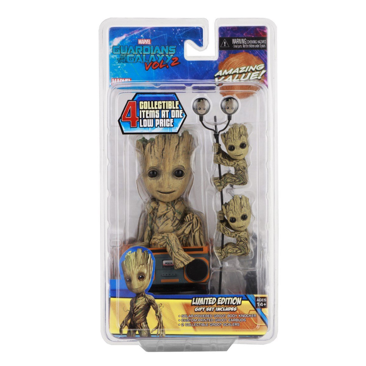 Coffret écouteurs + 2 figurines scalers Groot