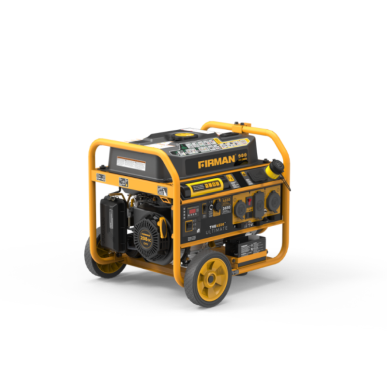 PORTABLE REMOTE START GAS GENERATOR 4550/3650 WATTS 30A 120/240V CARB AND CETL CERTIFIED WITH WHEEL KIT