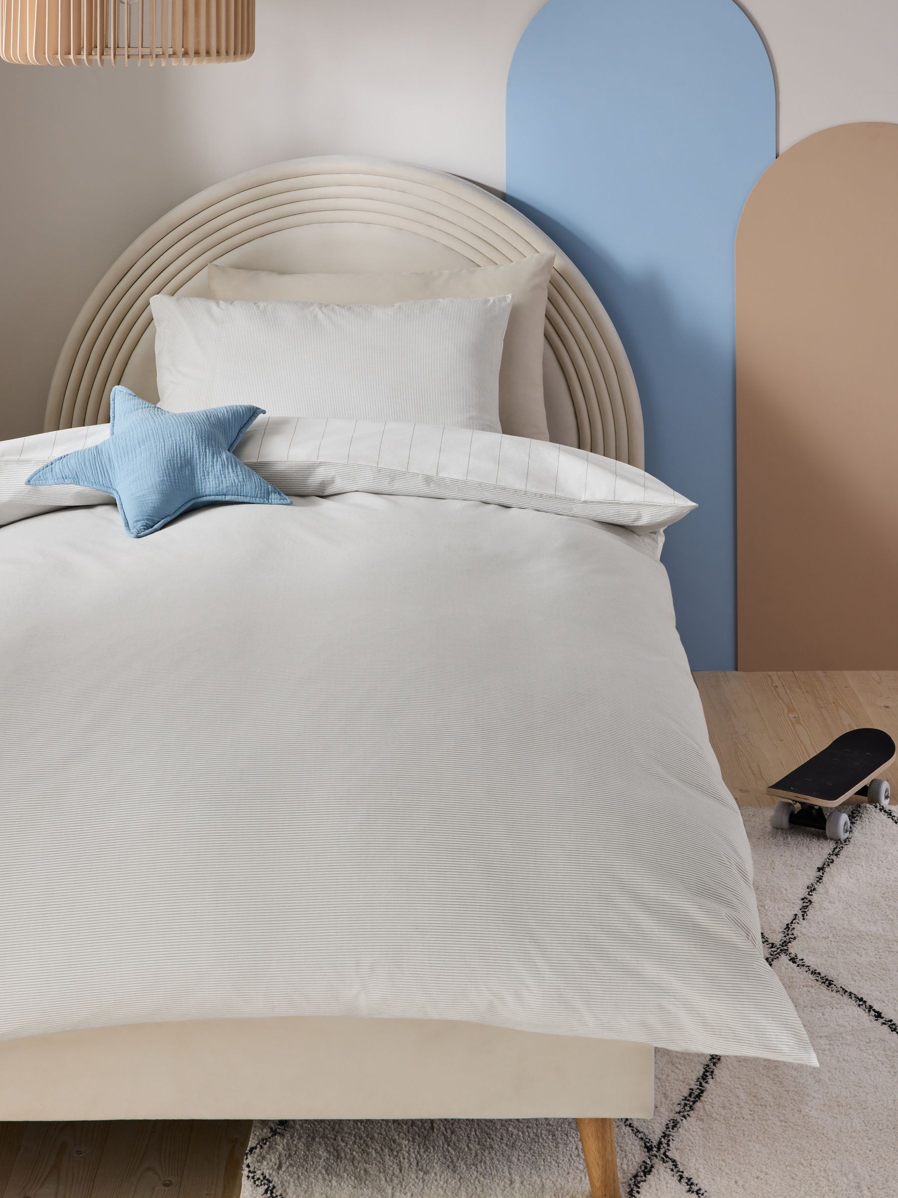 Superzachte 100% katoenen percale set van 200-draads dekbedovertrek en kussensloop