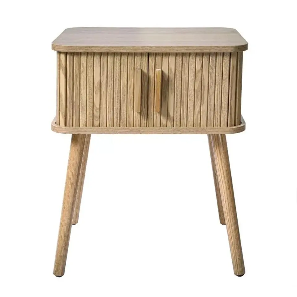 CALICOSY - Nachtkastje ERNEST - Licht hout - 58.5x48x35 cm