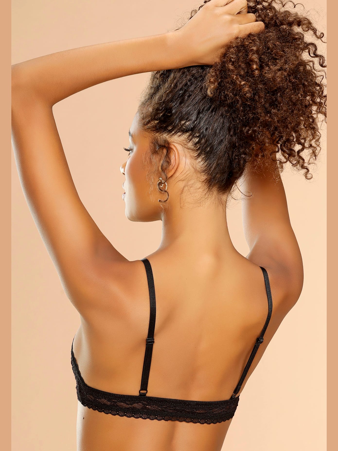 Soutien-gorge bralette féminin avec coques intégrées sans armatures