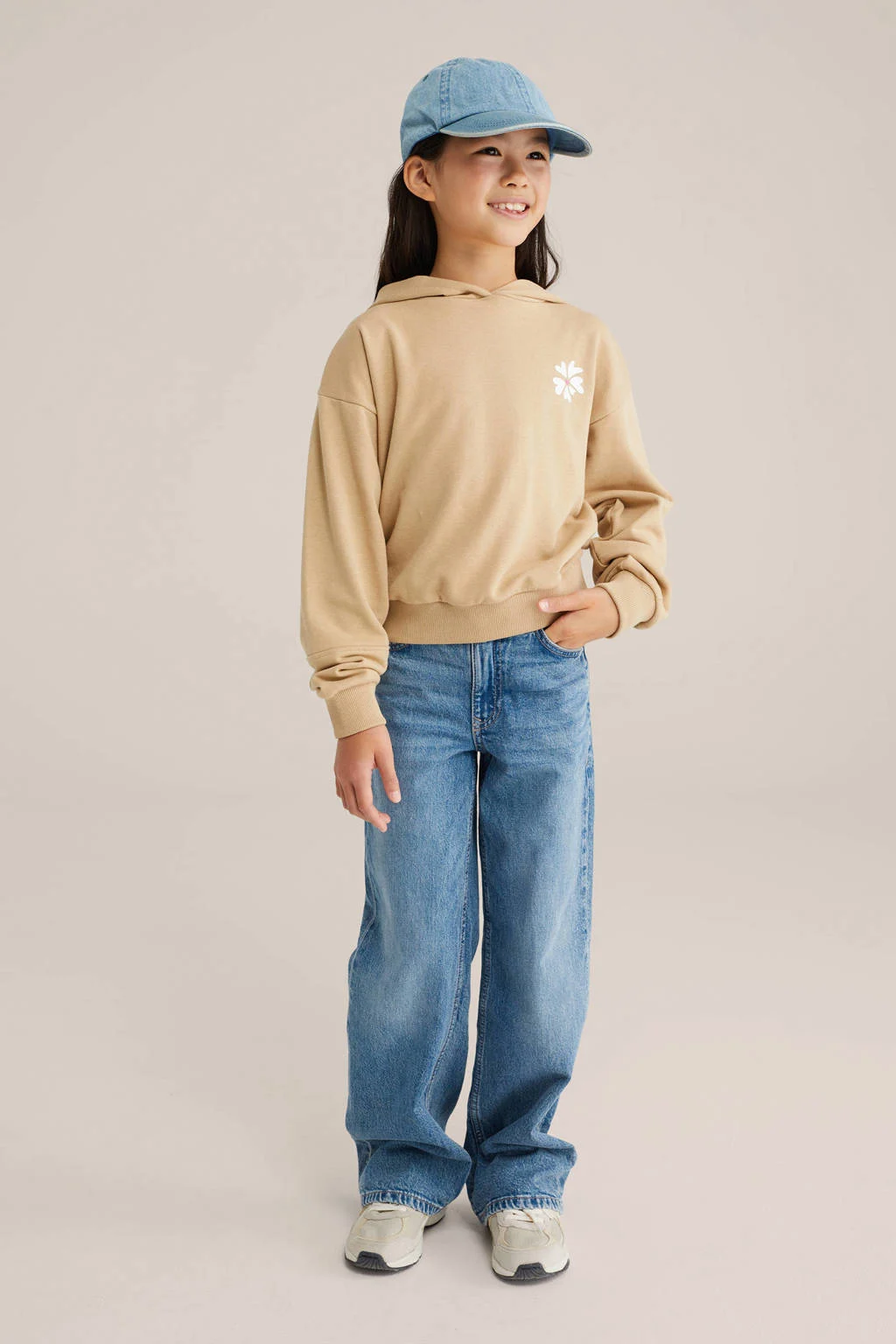 WE Fashion hoodie beige