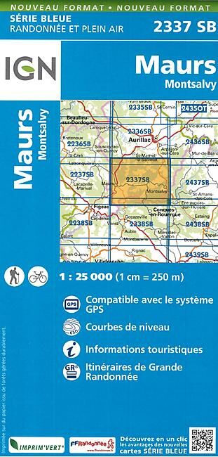 IGN - 2337 SB MAURS 1 25 000