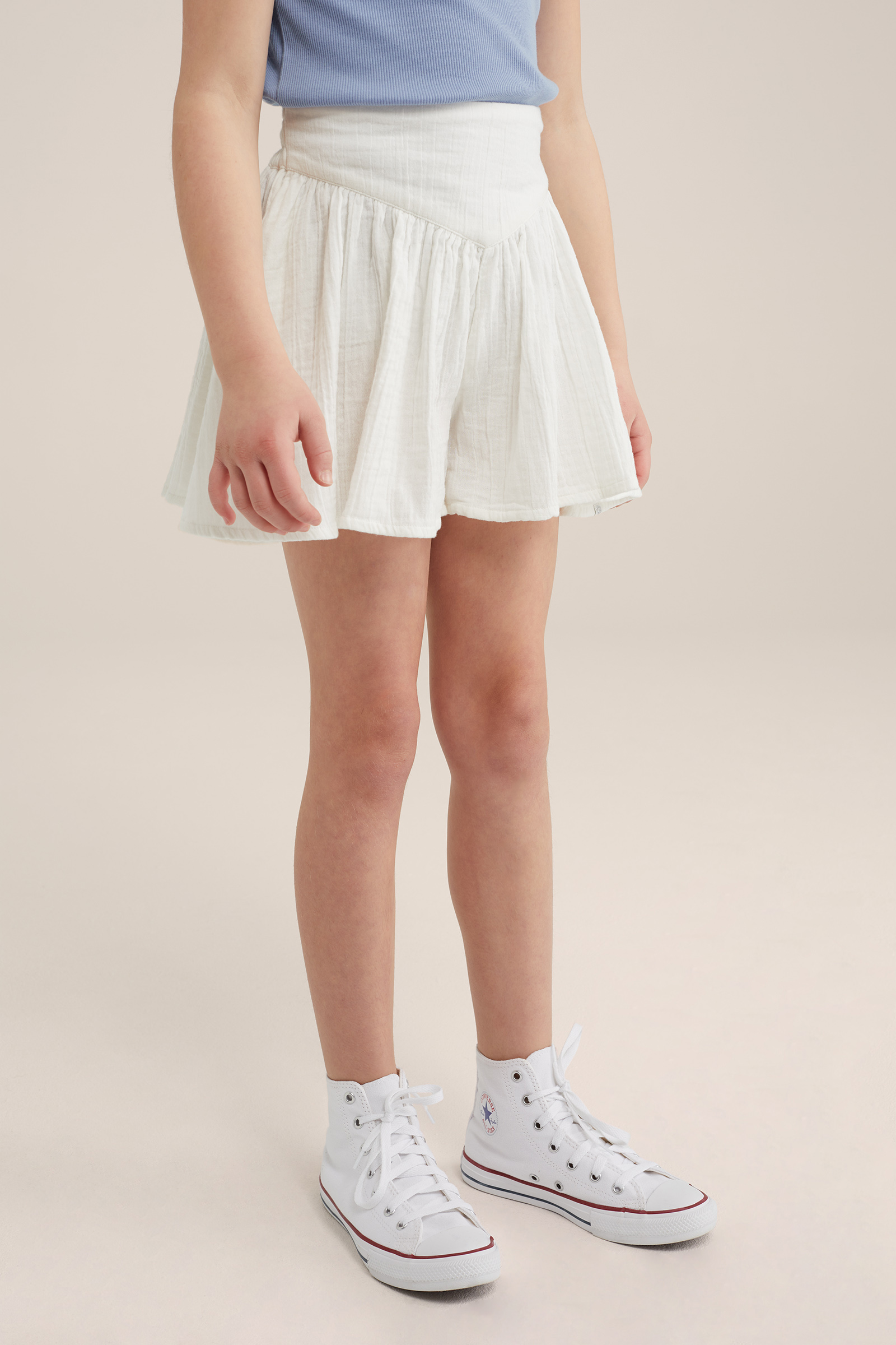 Meisjes skort WE Fashion Wit