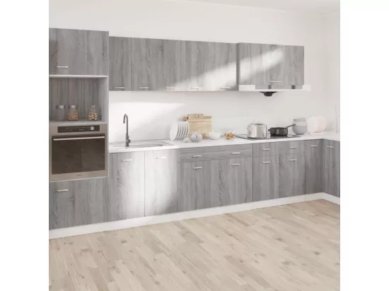 Armoire de plancher à tiroir Sonoma gris 50x46x81,5 cm