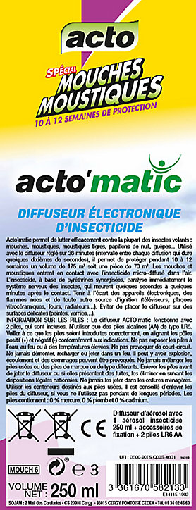 Diffuseur électronique mouches et moustiques