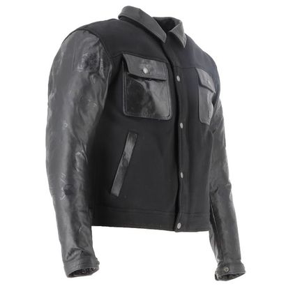Blouson Helstons KANSAS - KEVLAR - Noir / Noir