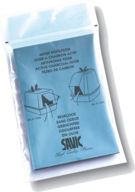 Savic - Nestor Jumbo XXL - Kattentoilet - Transparant - Actief Koolfilter
