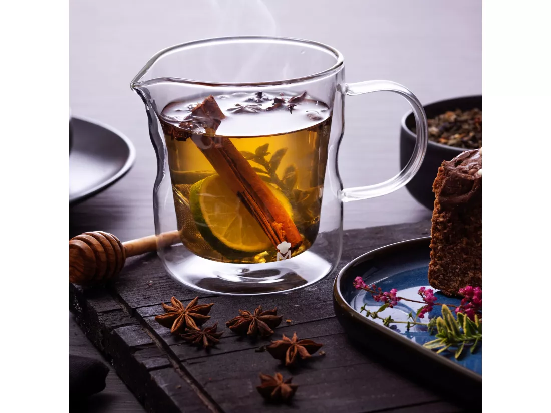 Pot à lait 450ml MIXOLOGY double paroi Borosilicate MasterPRO