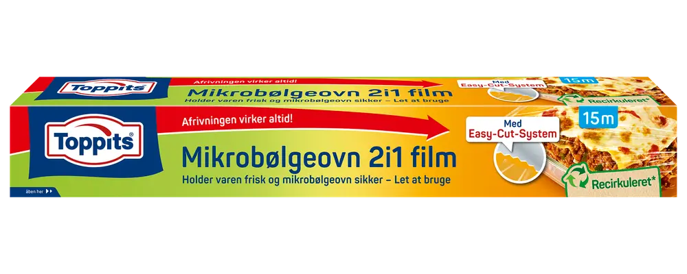 Toppits madfilm 2-i-1 til mikroovn