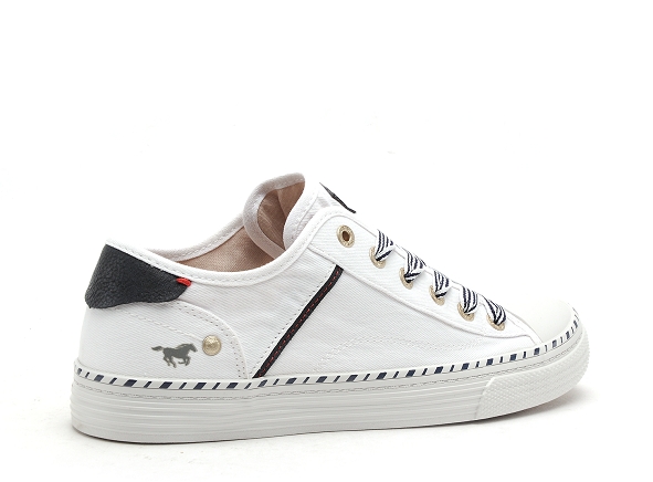 Mustang basses femme 1376303 blanc