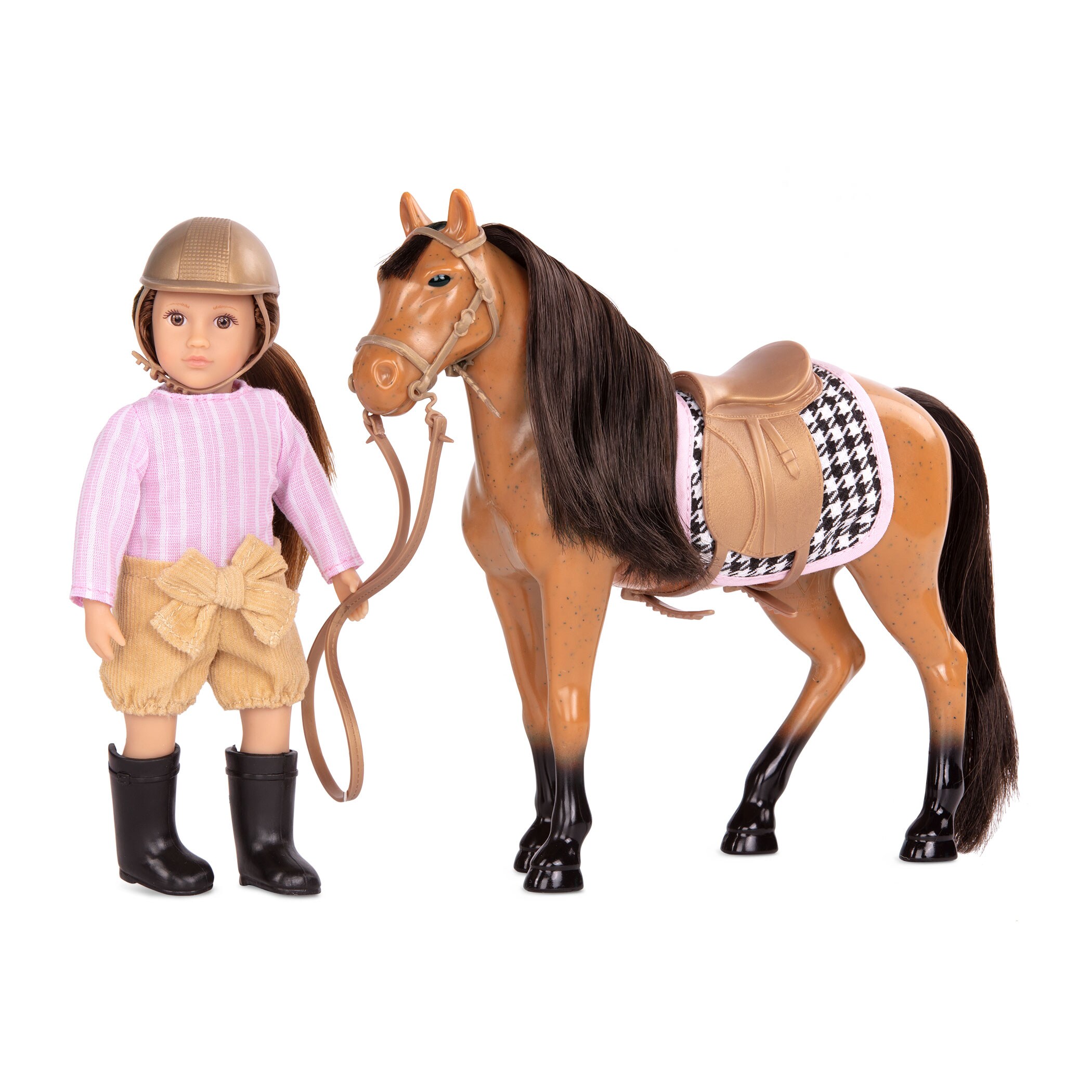 LORI Puppe Celia & Pferd Cinnamon