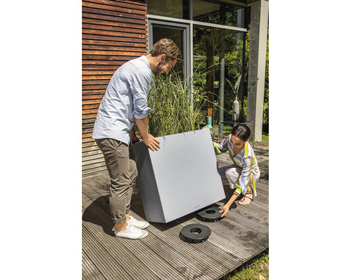 Kamerverdeler Lechuza Canto Stone 82 x 37 x 75,6 cm steengrijs