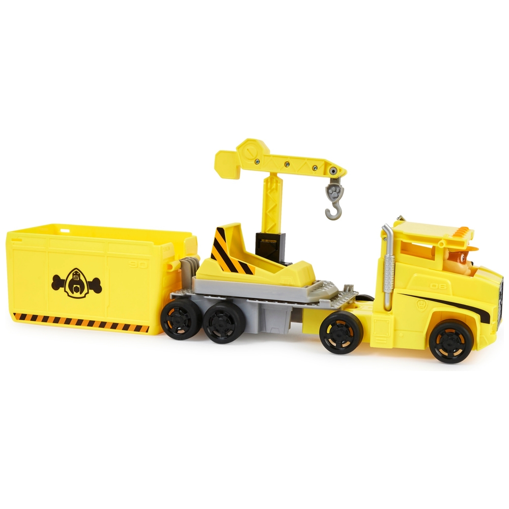PAW Patrol Großer Truck Pup's Rubble Verwandlungs-Spielzeug-Truck