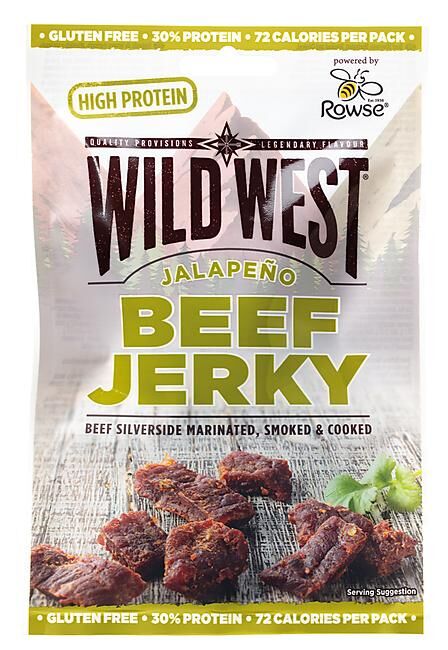 WILD WEST - VIANDE DE BOEUF FUMEE BEEF JERKY JALAPENO 25 G