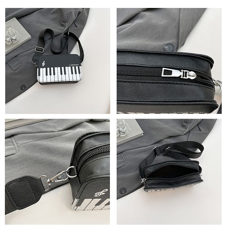 Kleevelind - Piano Print Crossbody Bag