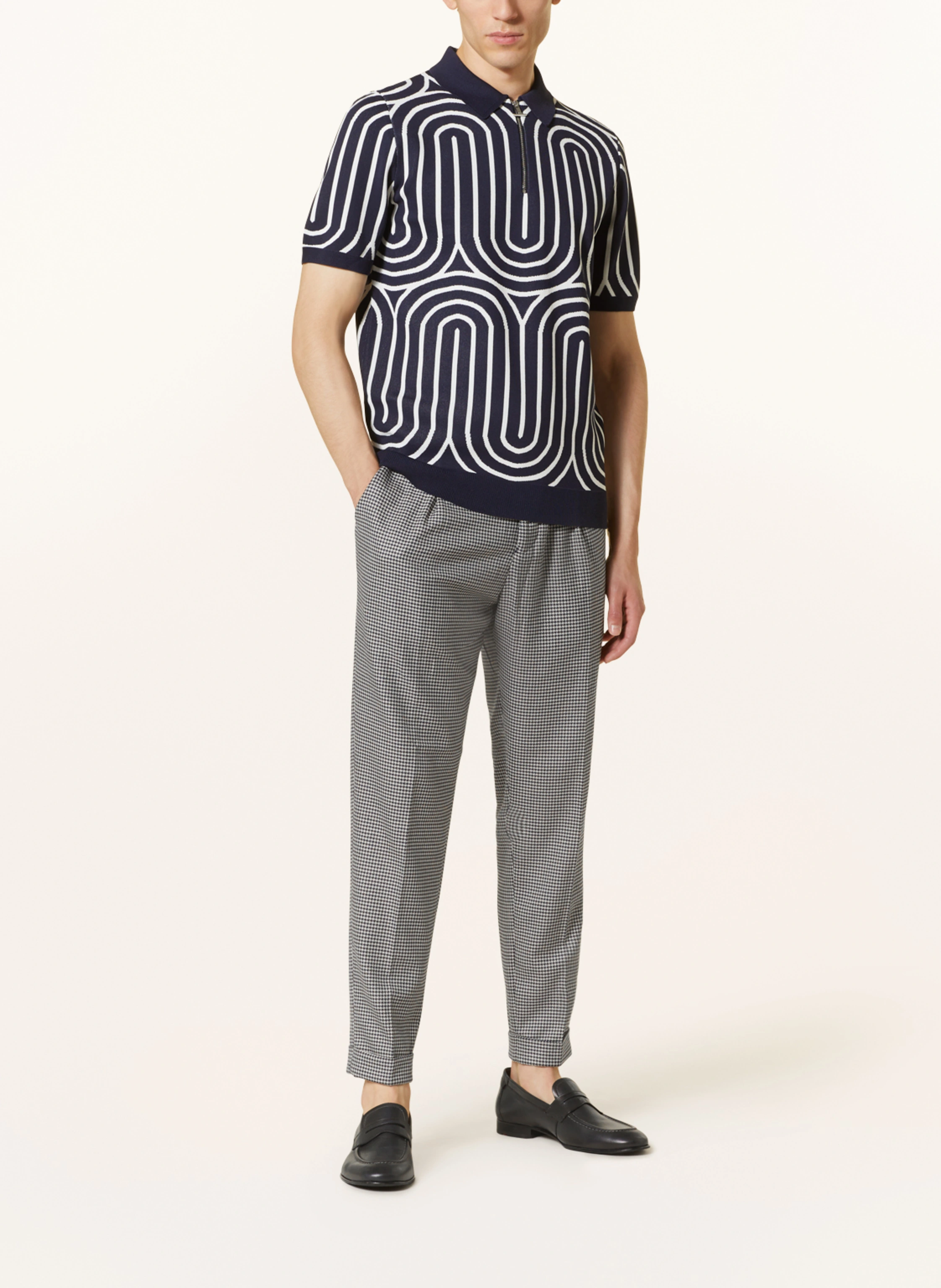 REISS Strick-Poloshirt MAYCROSS