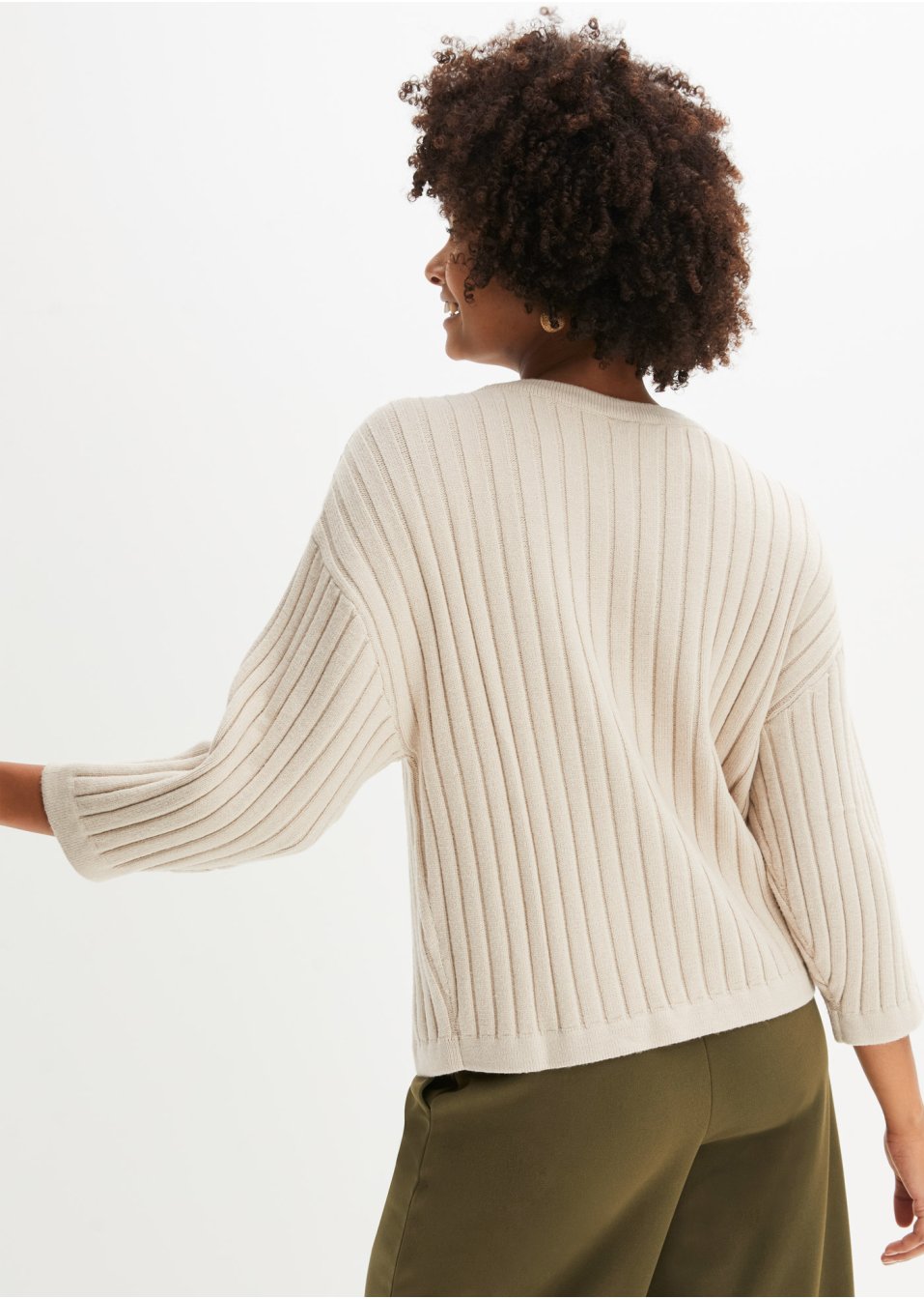 Gilet en maille forme boxy