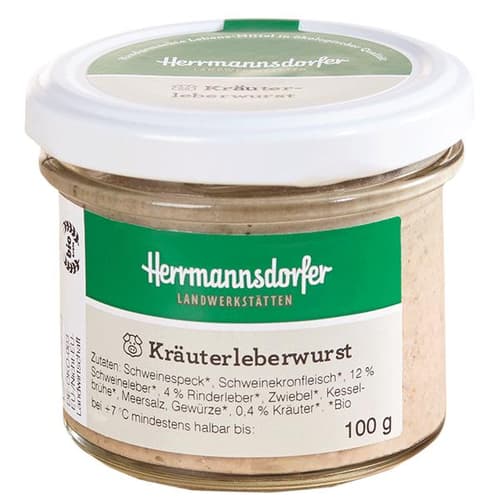 Herrmannsdorfer BIO Kräuterleberwurst