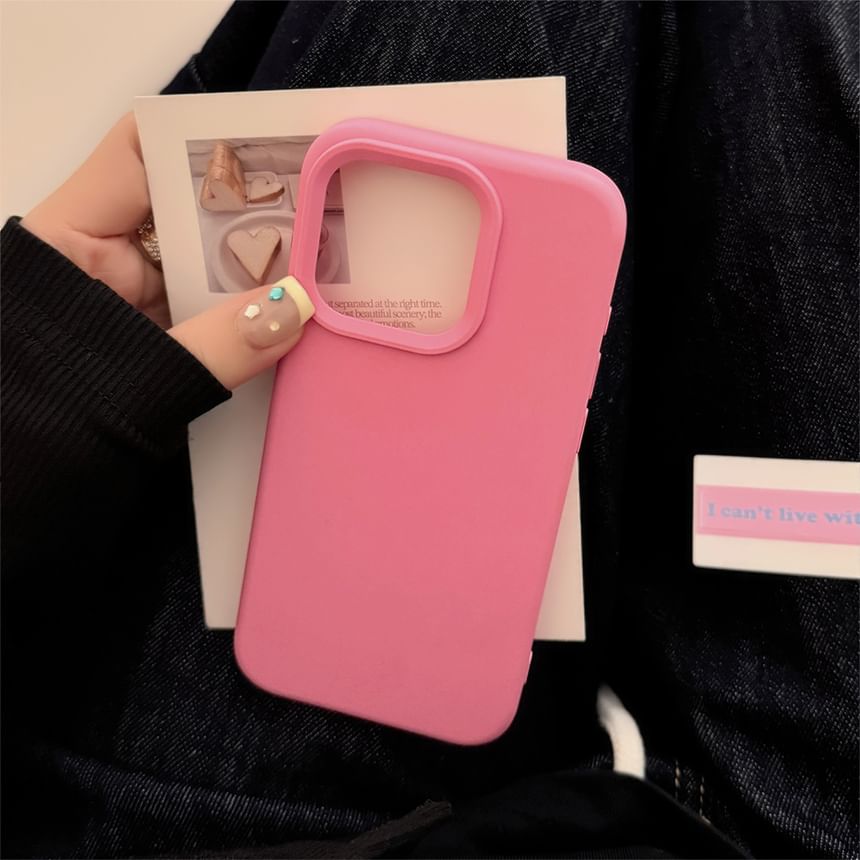 Mobby - Effen telefoonhoesje - iPhone 16 Pro Max / 16 Pro / 16 Plus / 16 / 15 Pro Max / 15 Pro / 15 Plus / 15 / 14 Pro Max / 14 Pro / 14 Plus / 14 / 13 Pro Max / 13 Pro / 13 / 13 Mini