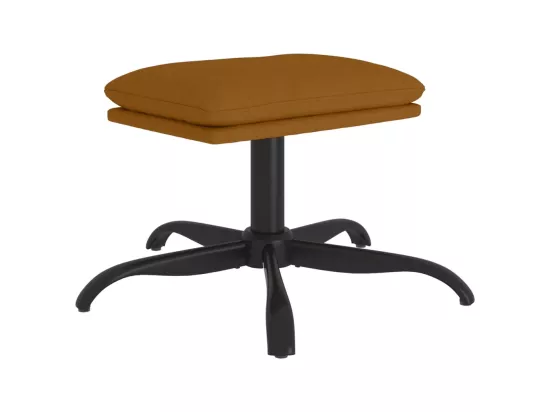 Repose-pied Marron 60x60x36 cm Velours