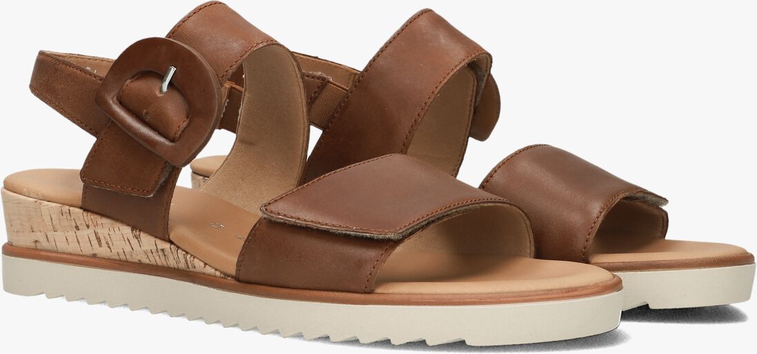 camel gabor platte sandalen 752