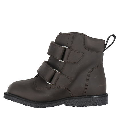 Angulus Winterstiefel - Tex - Dark Brown Mit Futter/Klettband