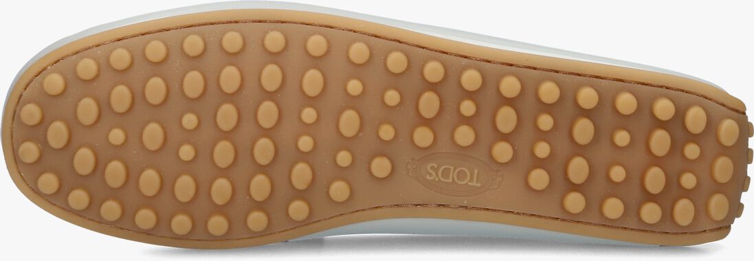 witte tod's mocassins gomma 10l mocassino