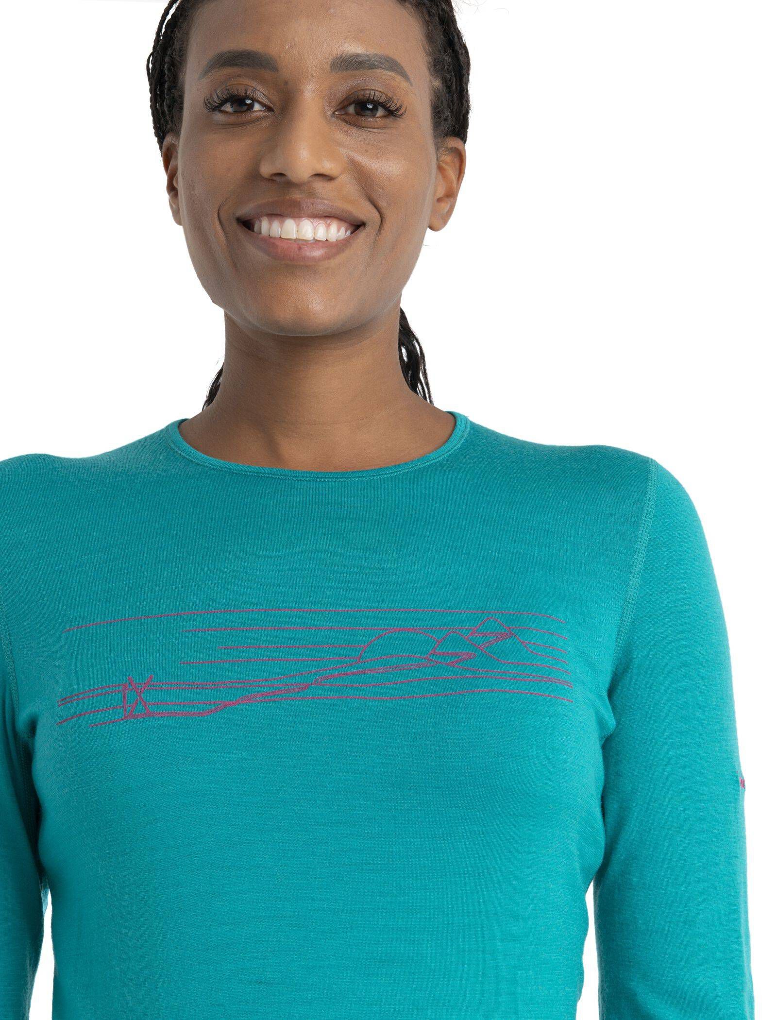 Icebreaker| Damen Funktionsshirt 200 OASIS LS aus Wolle