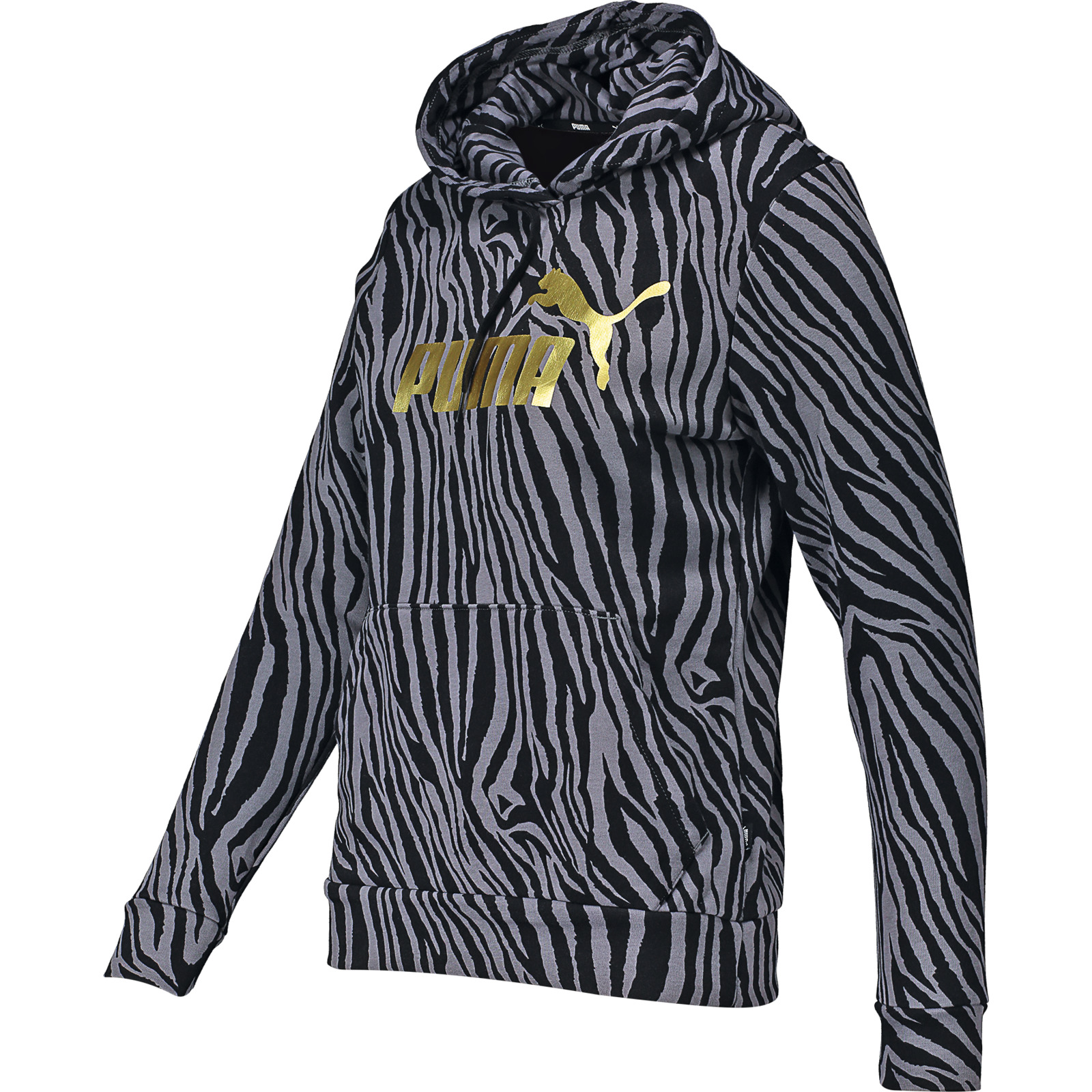 Puma ESS+ Tiger AOP Hoodie D, schwarz, M