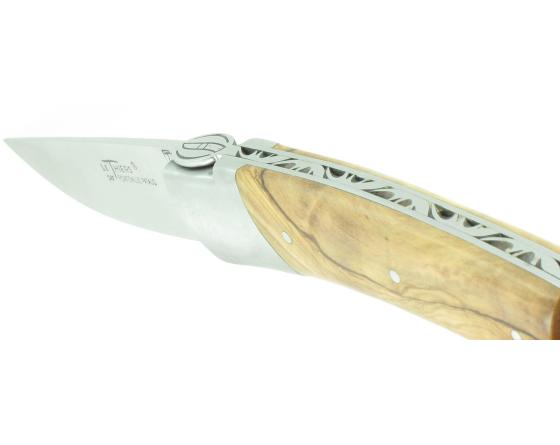 Le Thiers Gentleman Olivier Couteau de Poche - Laguiole par Fontenille Pataud
