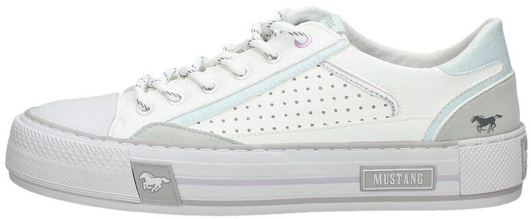 Mustang Veterschoenen Laag wit