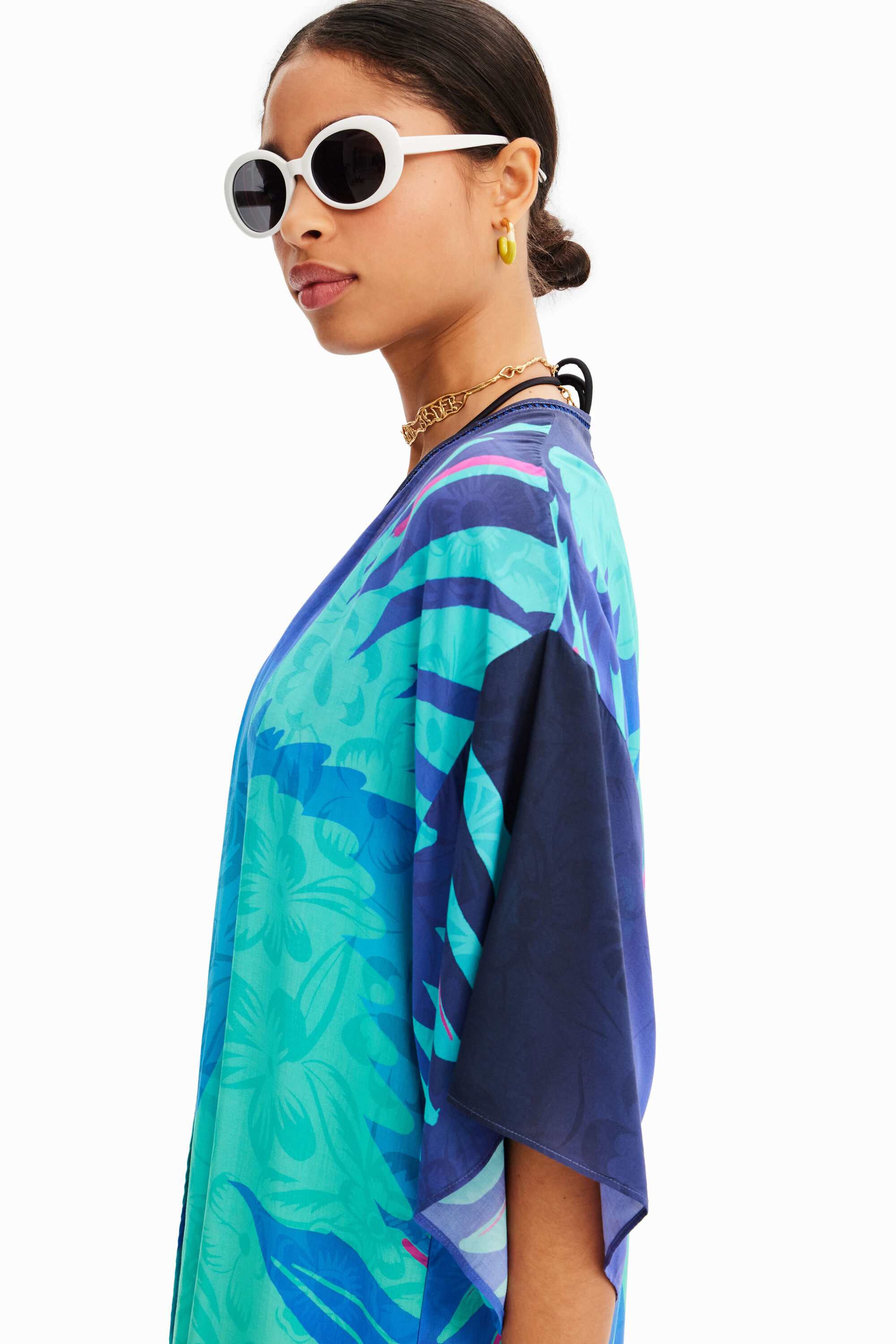 Kimono ouvert tropical