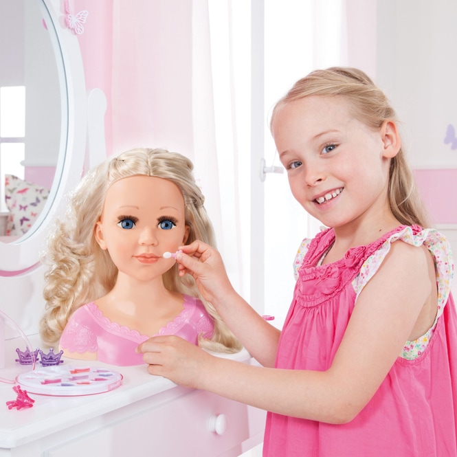 Charlene Super Model - Schmink- und Frisierkopf - blond