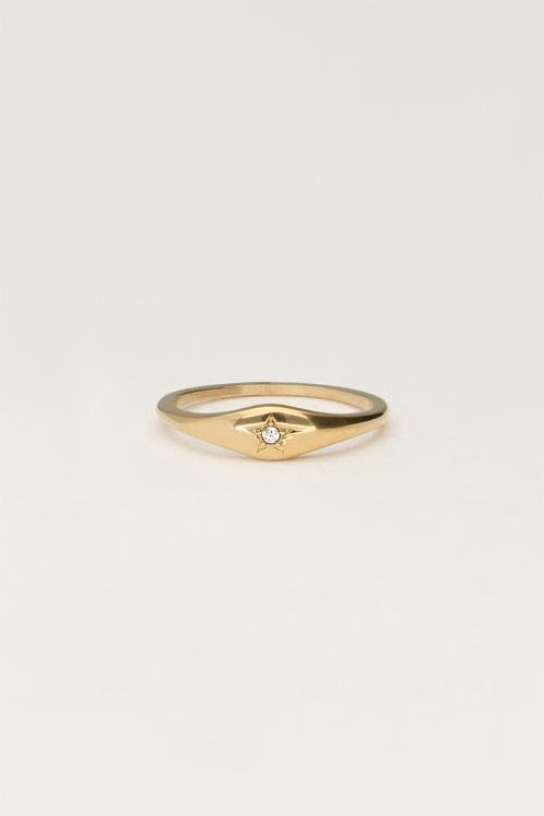 Starry ring met strass steentje
