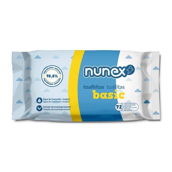 Nunex Toalhitas Basic 72 Un.