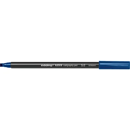 edding 1255 Calligraphy pen, 5mm stahlblau