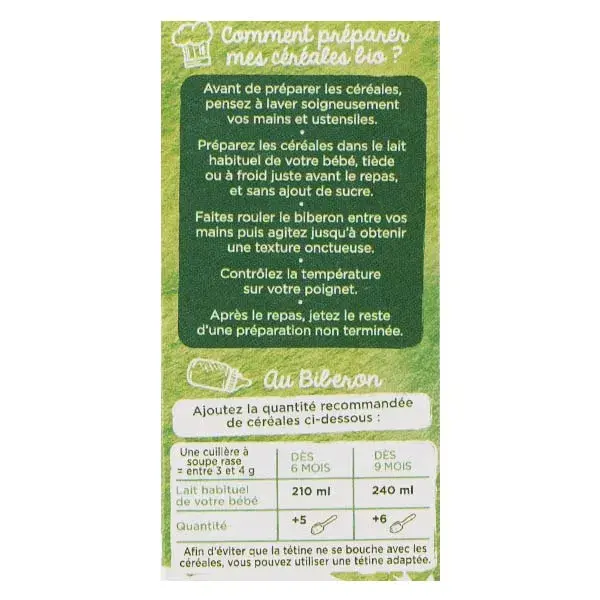 Modilac Mes Céréales Bio Vanille Dès 6 mois 250g