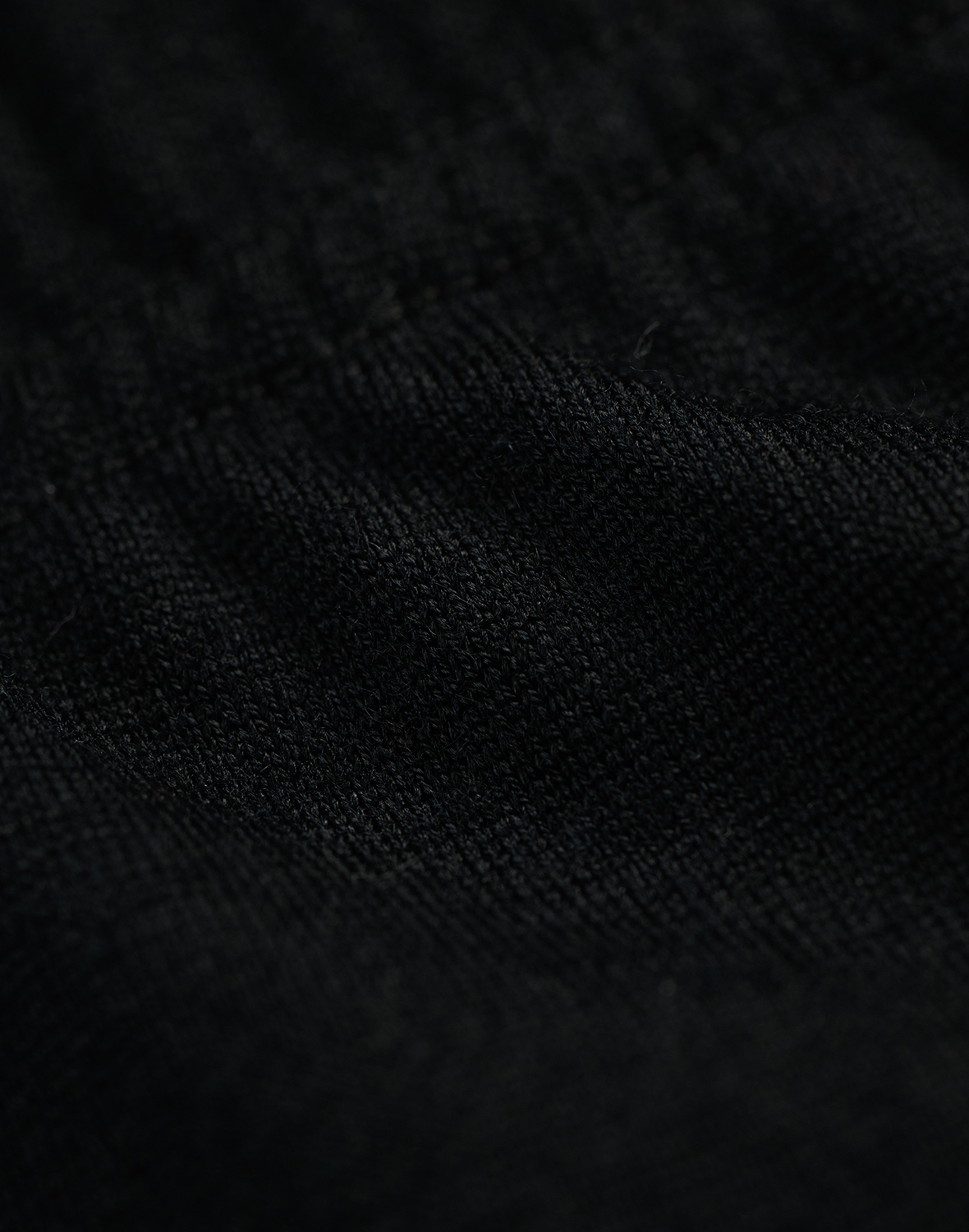 3/4 legging van merinowol voor dames in Zwart