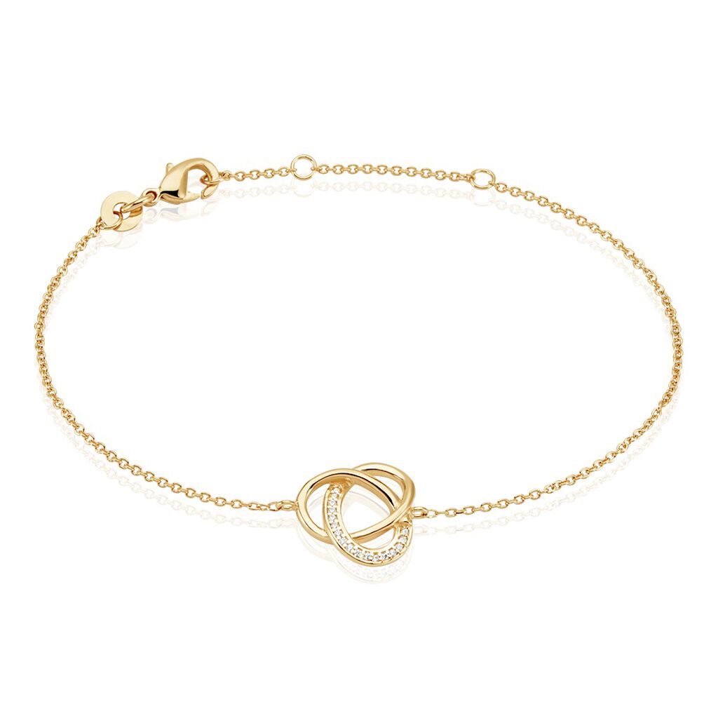 Bracelet Plaqué Or Henia Oxydes De Zirconium