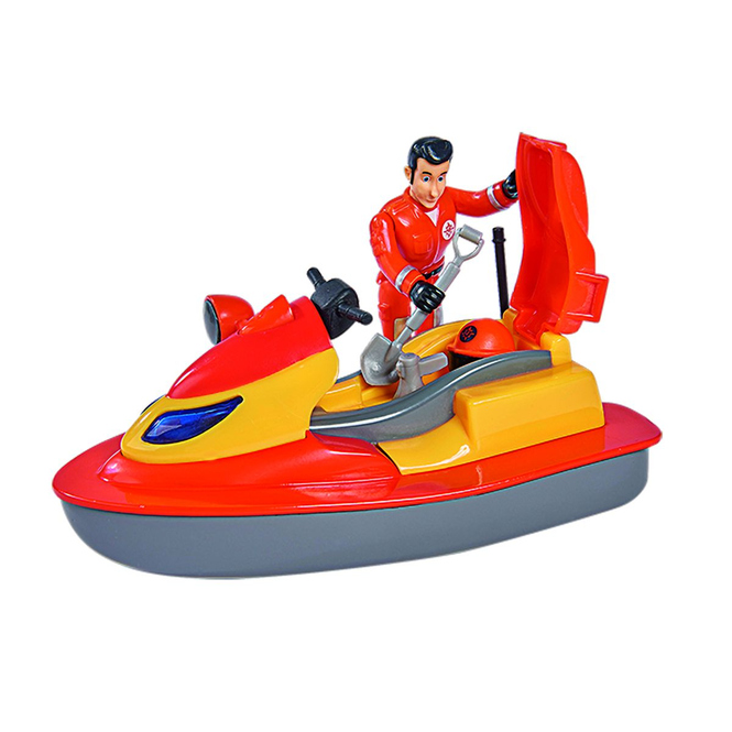 Feuerwehrmann Sam - Juno Jetski mit Elvis Spielfigur