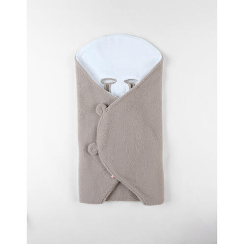 Couverture promenade fausse fourrure - Beige - NOUKIE 'S