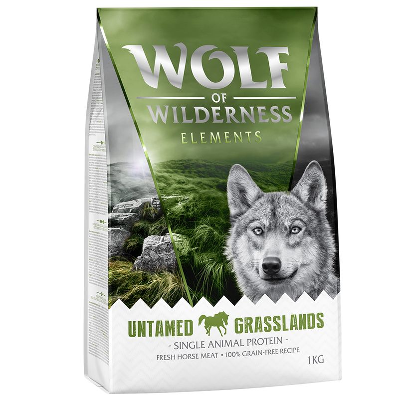 Wolf of Wilderness Elements Untamed Grasslands cheval - sans céréales