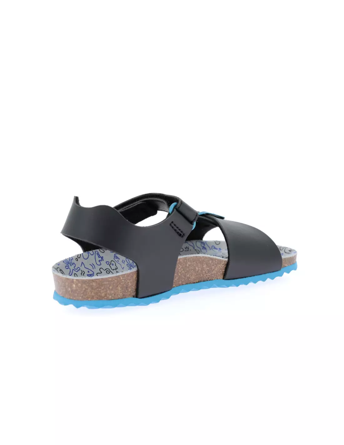 GEOX GHITA - Sandales & nu-pieds C0245BLACKROYAL