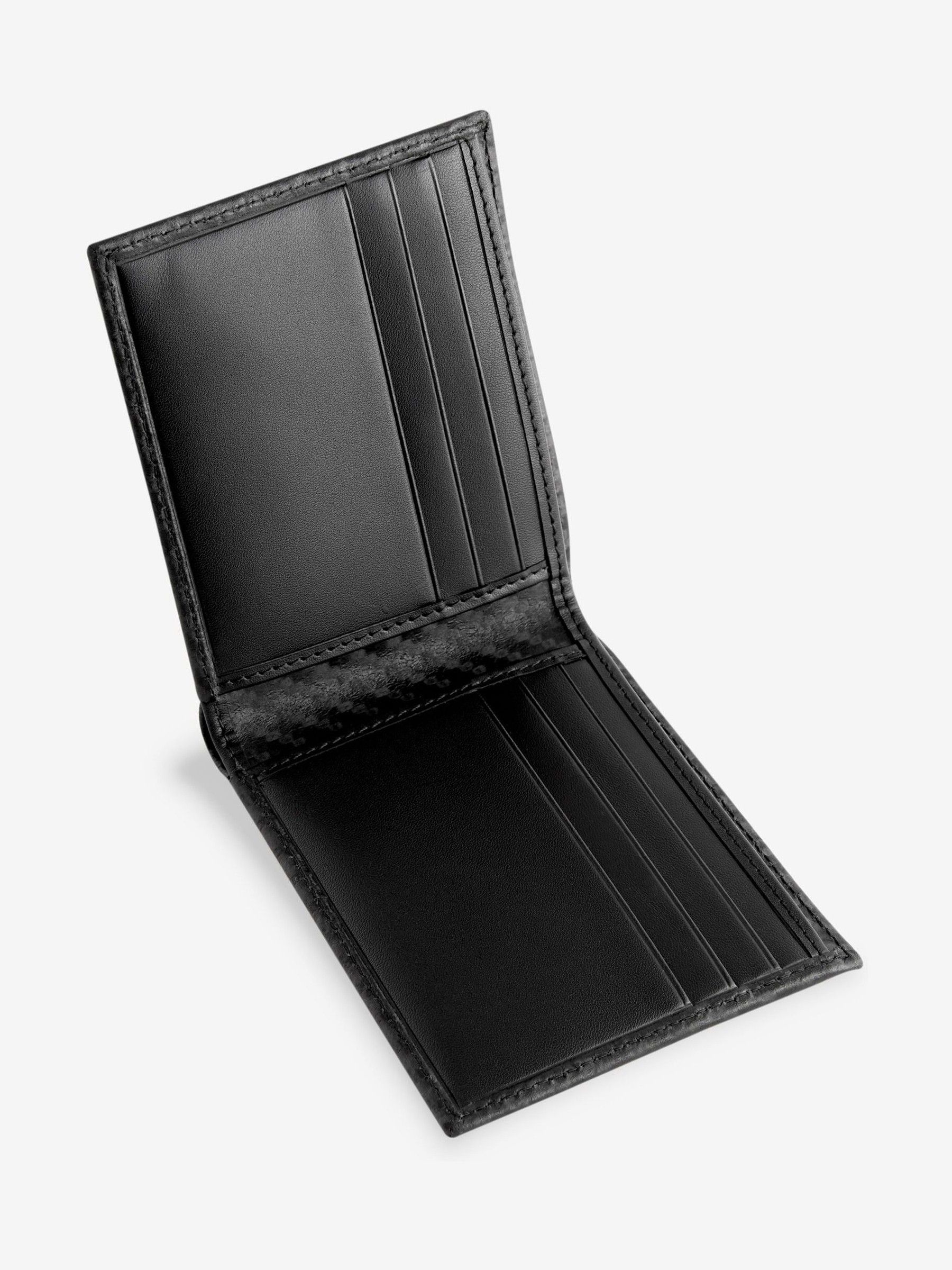 Zwart - Portemonnee met print
